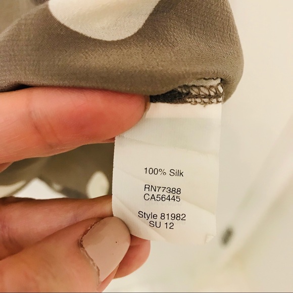 Madewell Silk Short Sleeve Blouse, Sz XS - Picture 4 of 4